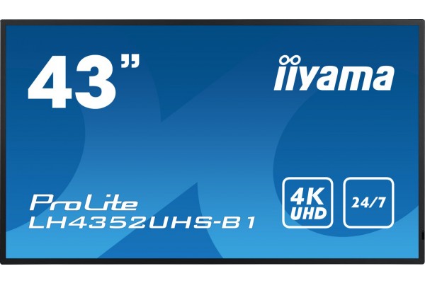 IIYAMA- Afficheur professionnel 43   LH4352UHS-B1