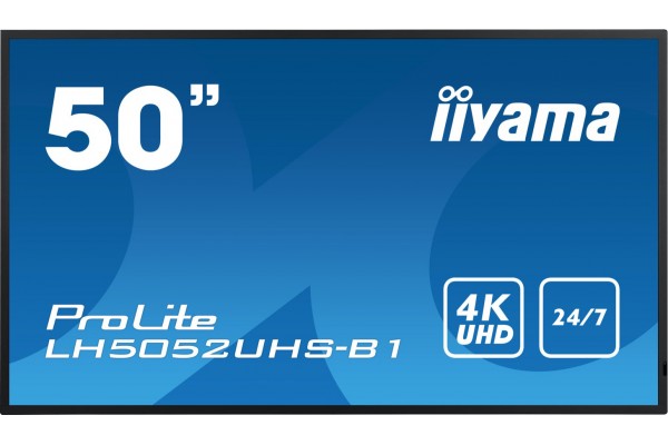 IIYAMA- Afficheur professionnel 50   LH5052UHS-B1
