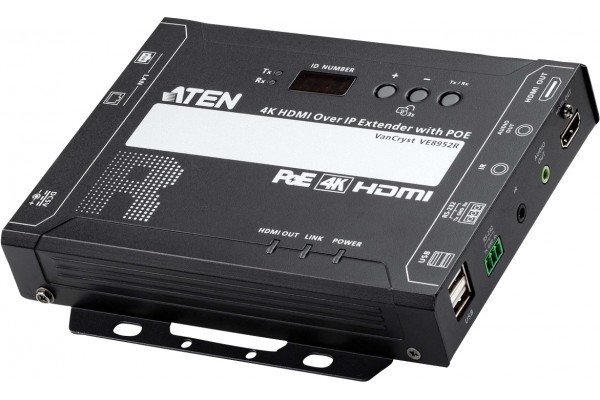ATEN PREMIUM VE8952R récepteur HDMI 4K sur IP (POE)