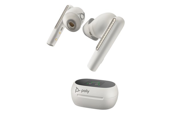 POLY Voyager Free 60+ UC écouteur+boite tactile Blanc USB-C