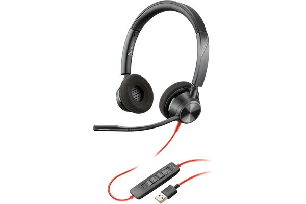 Poly Blackwire 3325 Microsoft Casque Teams Certified USB-A