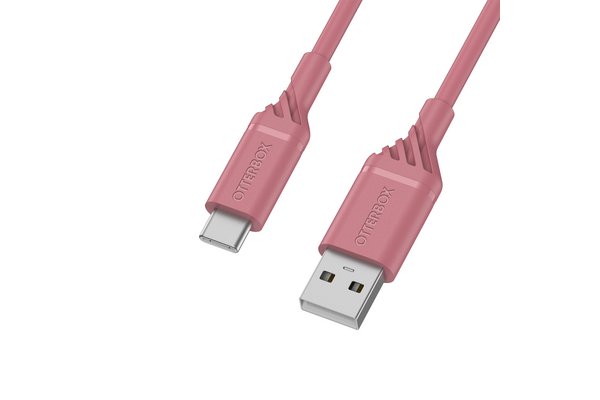 OTTERBOX Standard - Câble USB - USB-C (M) pour USB (M) - 1 m - rose mauve