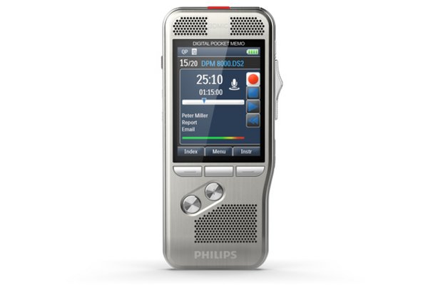 PHILIPS PocketMemo DPM8100 : Enregistreur vocal, argent