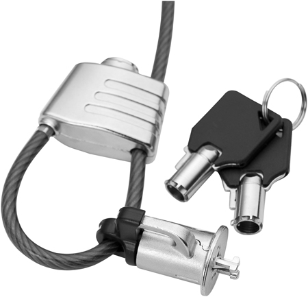 Dacomex antivol boucle à clé avec encoche K-Lock mobile securisée