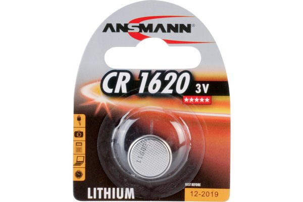 ANSMANN Piles lithium 5020072 CR1620 blister de 1