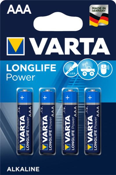 VARTA Piles alcalines 4903110414 LR03 / AAA blister de 4