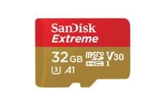 SanDisk Extreme - carte mémoire flash - 32 Go - microSDHC UHS-I