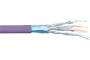 DEXLAN câble monobrin F/FTP CAT6A violet LS0H RPC Dca - 305 m